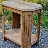 Old French oak side table