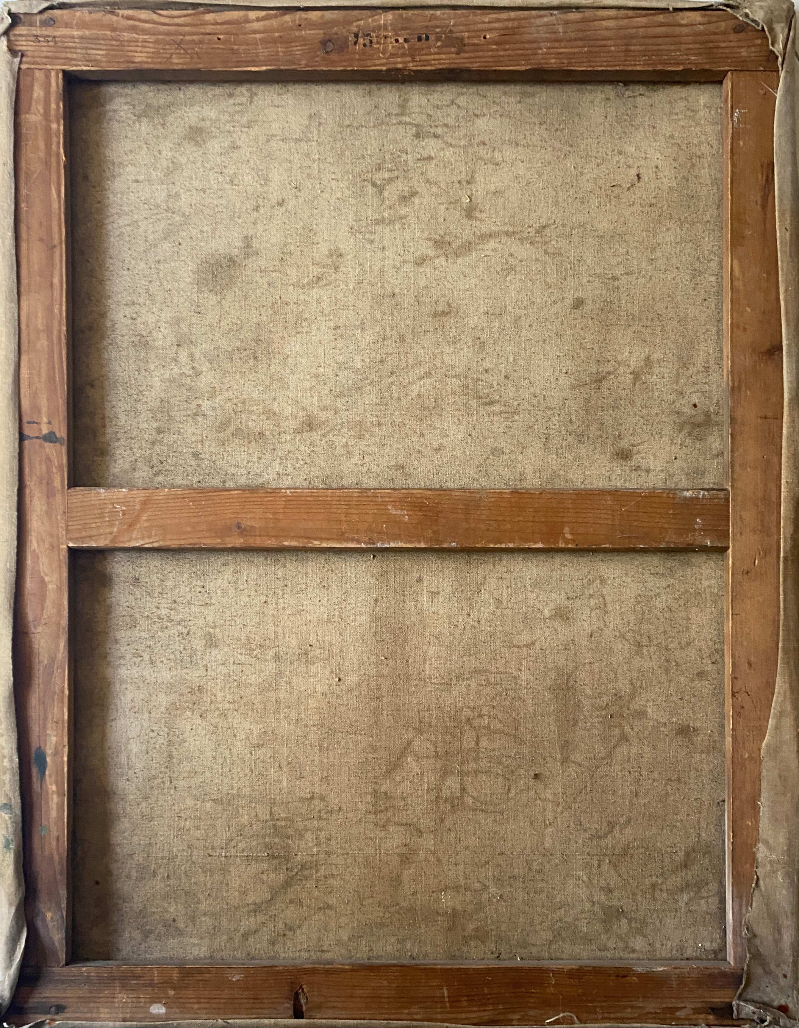 Table HST "The wooded garden" monogrammed JCE school Nabis