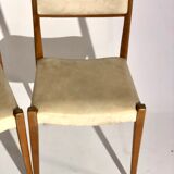 Suite of 4 vintage Italian style chairs