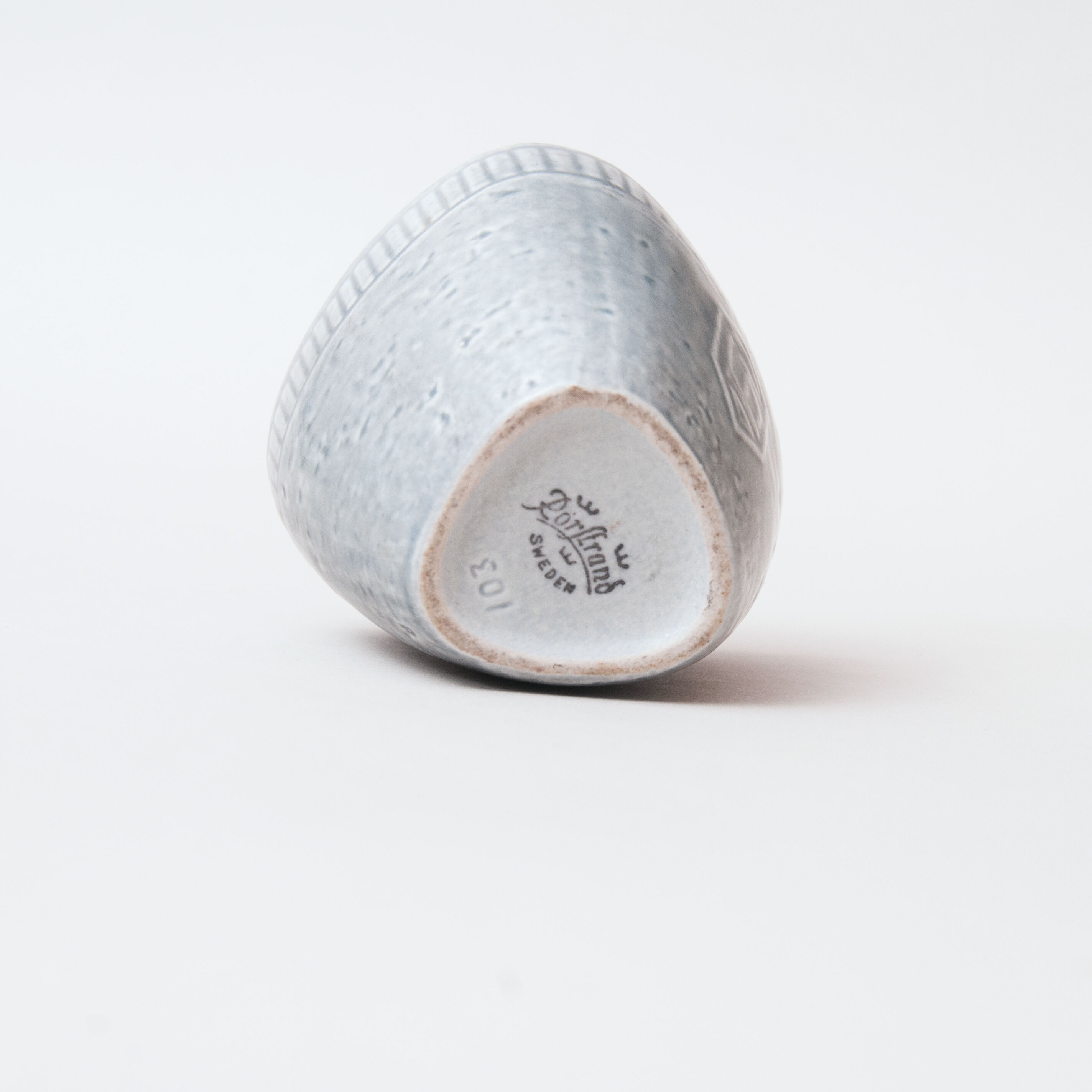 Light blue bowl by rörstrand