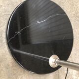 arc floor lamp of the 80s chrome