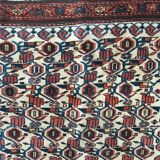 Tapis ancien persan kurde fait main 117x185 cm