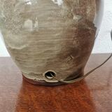 Enamelled stoneware lamp base