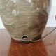 Enamelled stoneware lamp base