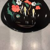 Decorative Longwy enamel plate