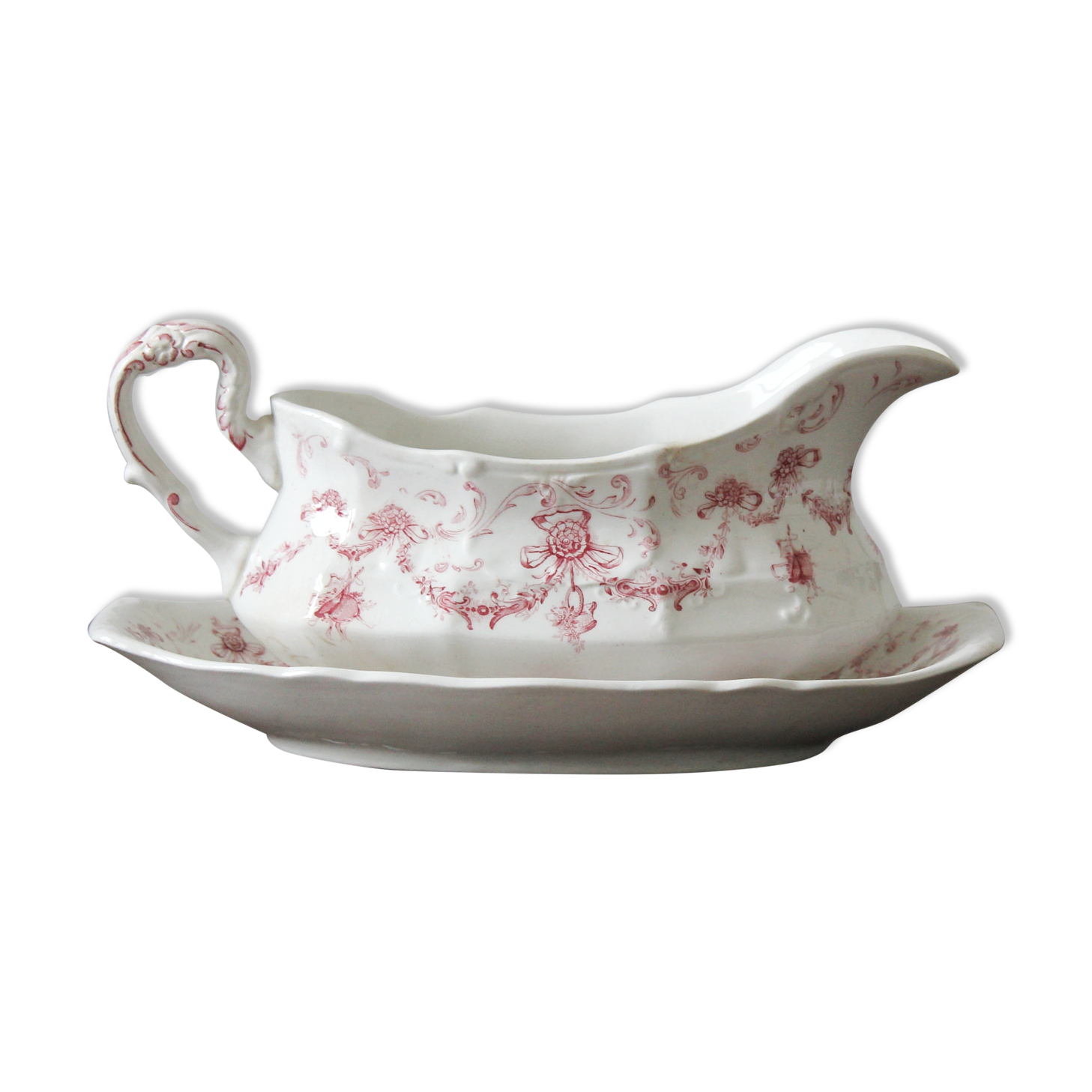 Ridgways English ironware sauce boat "Lafayette" model