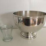 Silver metal champagne cvas