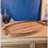 Vintage woven tray