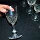 SAINT-LOUIS 10 stemmed glasses in cut crystal MASSENET Size 75