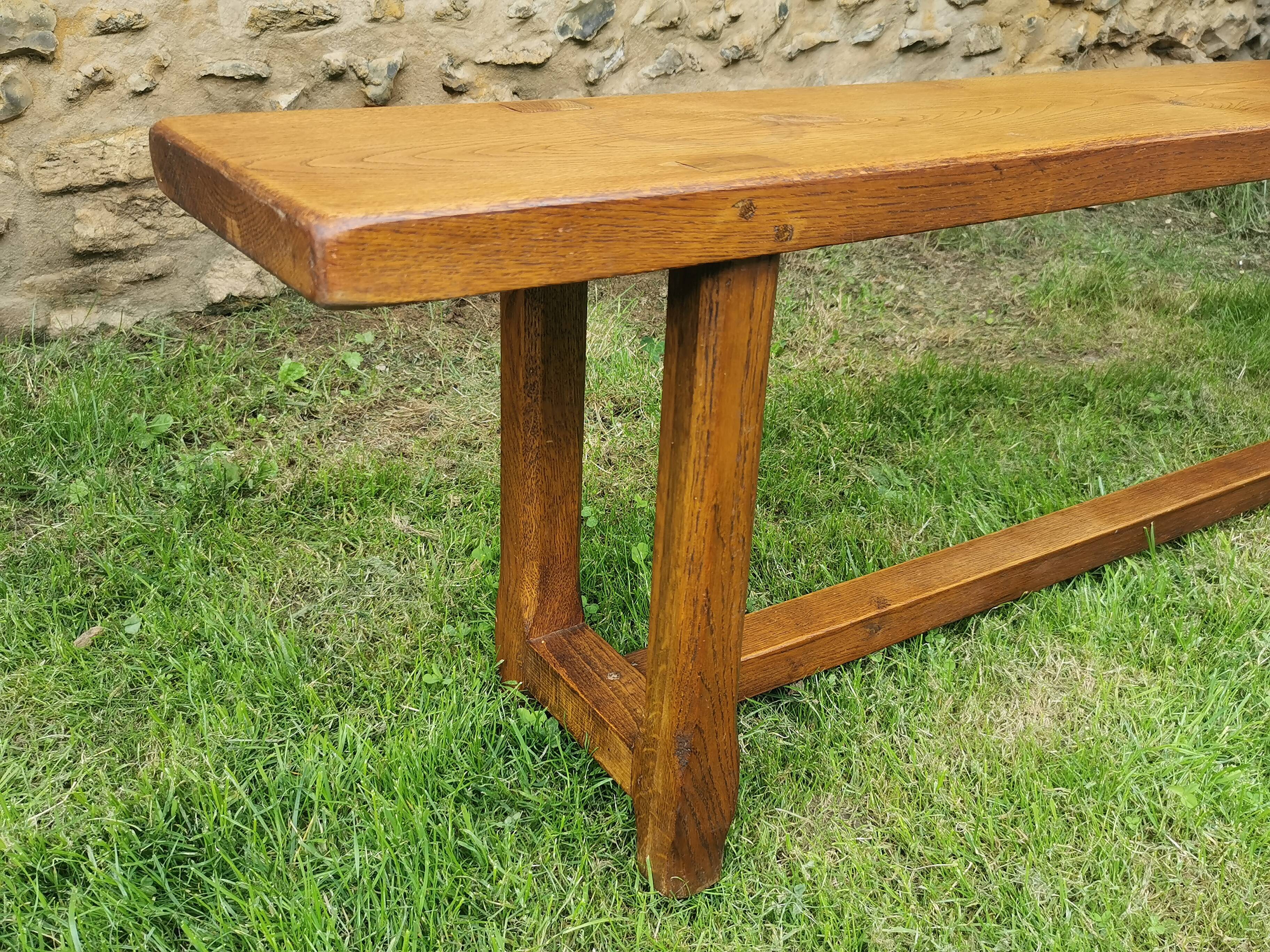 Oak bench