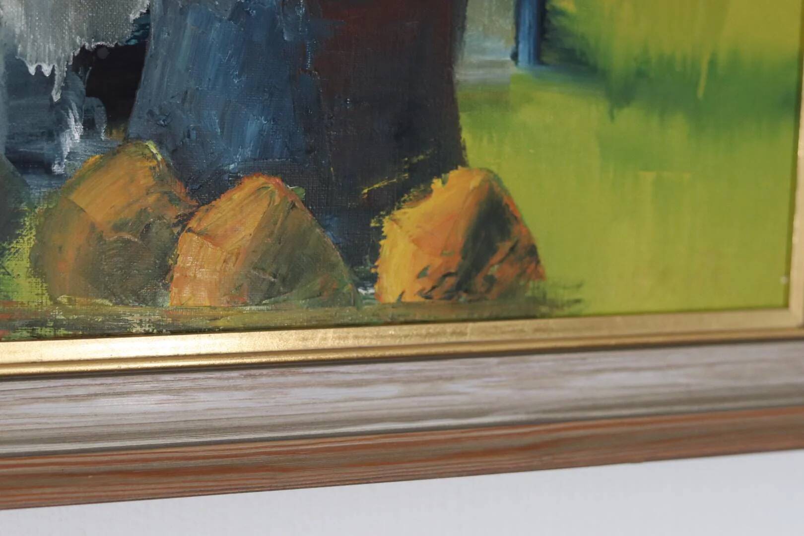 Huile sur toile suédoise originale – « Nature morte vibrante »