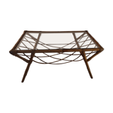 Rattan coffee table