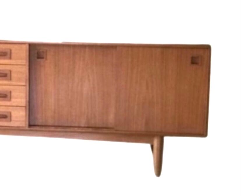 Vintage Scandinavian sideboard, teak sideboard from the 60s, 70s