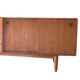 Enfilade scandinave vintage, enfilade en teck des années 60, 70