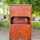 19th Century Transition Style Marquetry Storage Unit