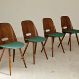 Set of 4 Lollipop chairs by Frantisek Jirak for Tatra 1960