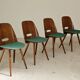 Set of 4 Lollipop chairs by Frantisek Jirak for Tatra 1960