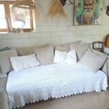 2 antique crochet bedspreads