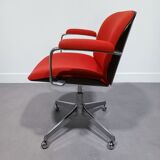 Red office chair by Parisi/Mim