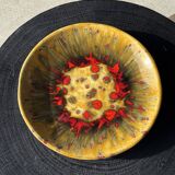 Large circular dish in West Germany style, brand JQ D35 H5.