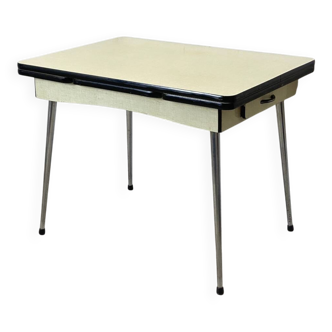 Vintage Yellow Formica Table 1960's