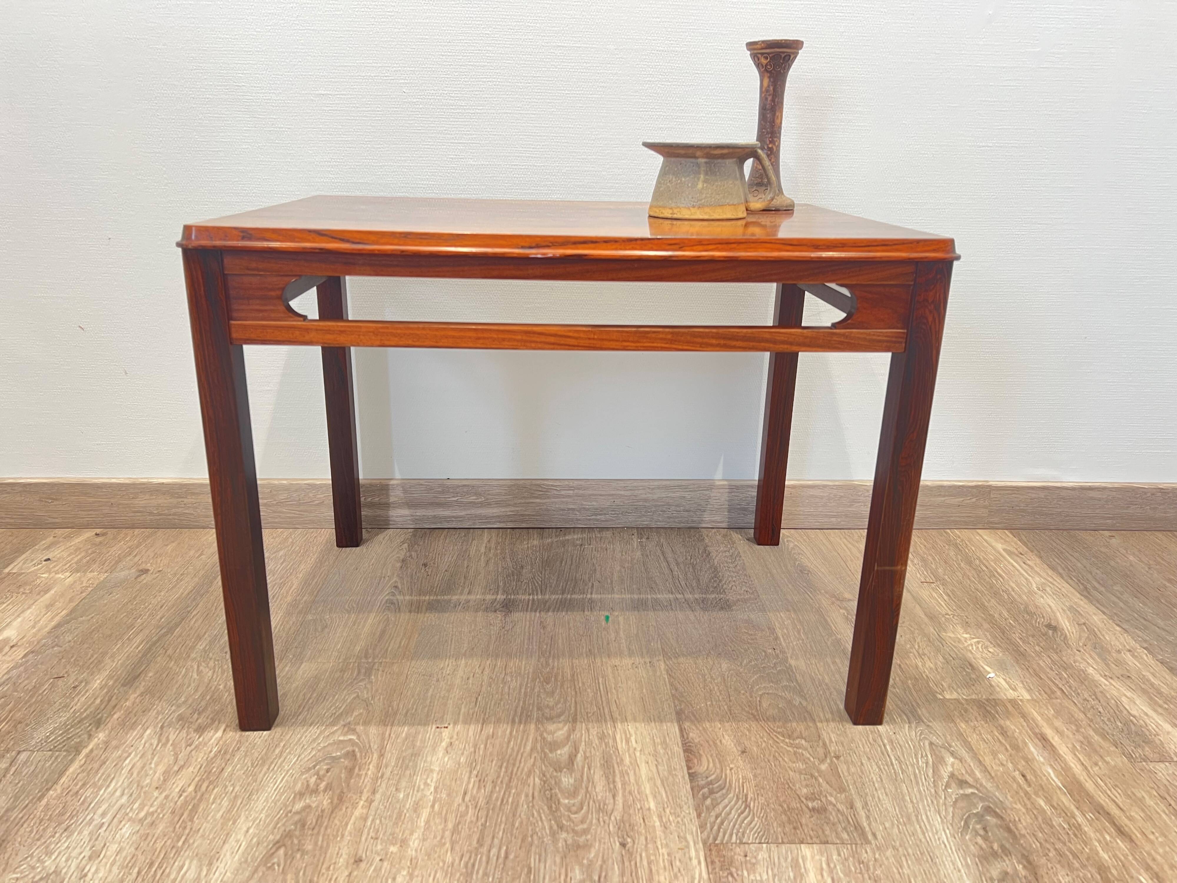 Coffee table in rosewood by Rasmus Solberg