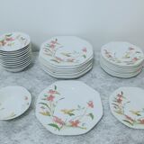 Service 36 pieces in Spanish porcelain Pontesa