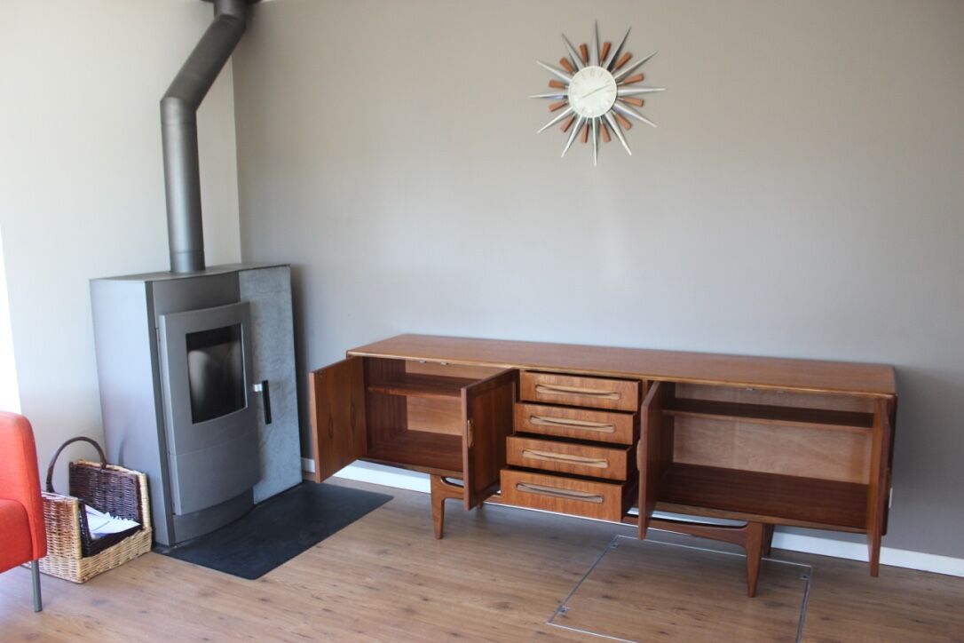 Vintage teak, Scandinavian style enfilade, by G-PLAN, FRESCO model