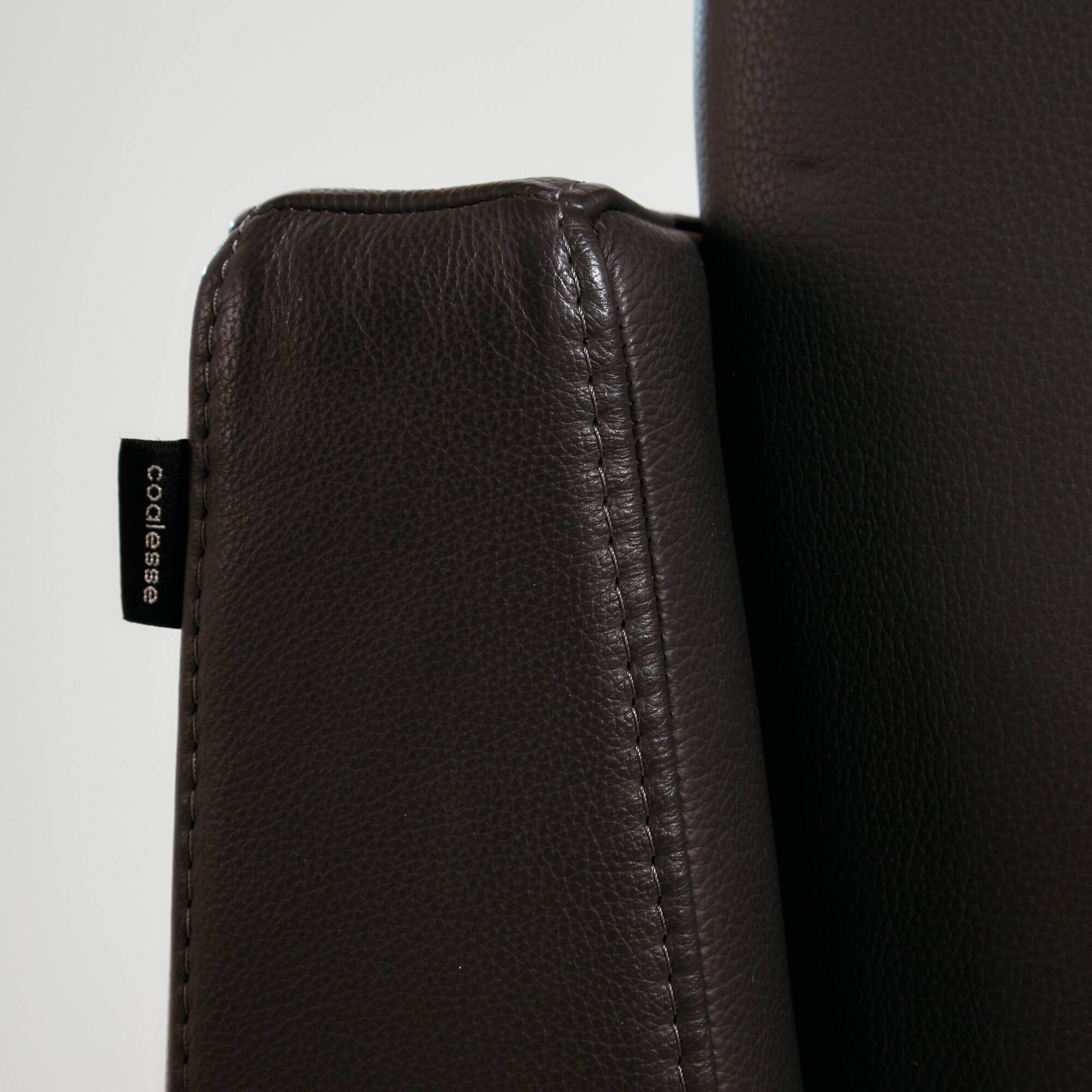 Visalia leather armchair by Coalesse