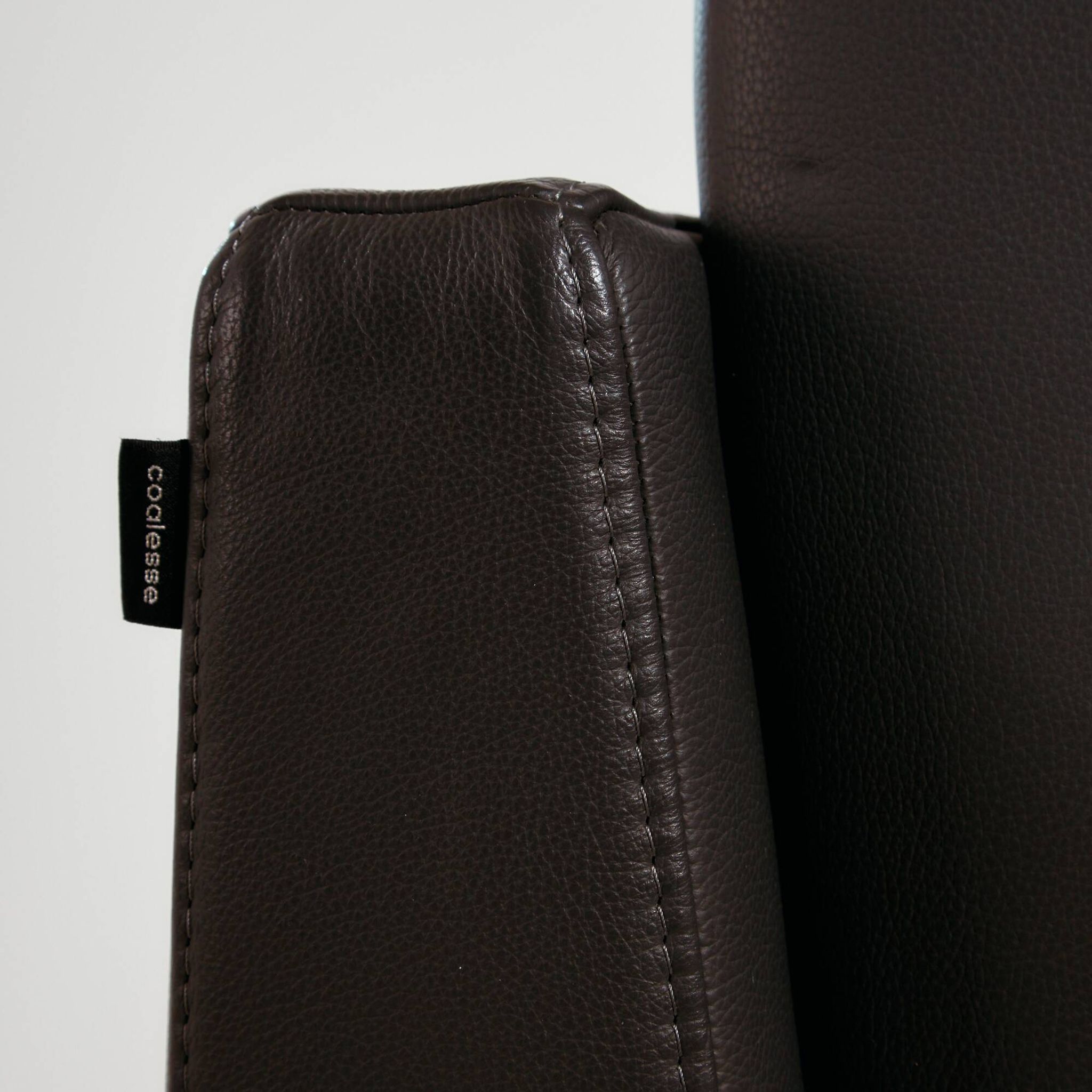Visalia leather armchair by Coalesse
