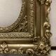 Pair of brass photo frames