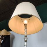 Glass and brass lamppost