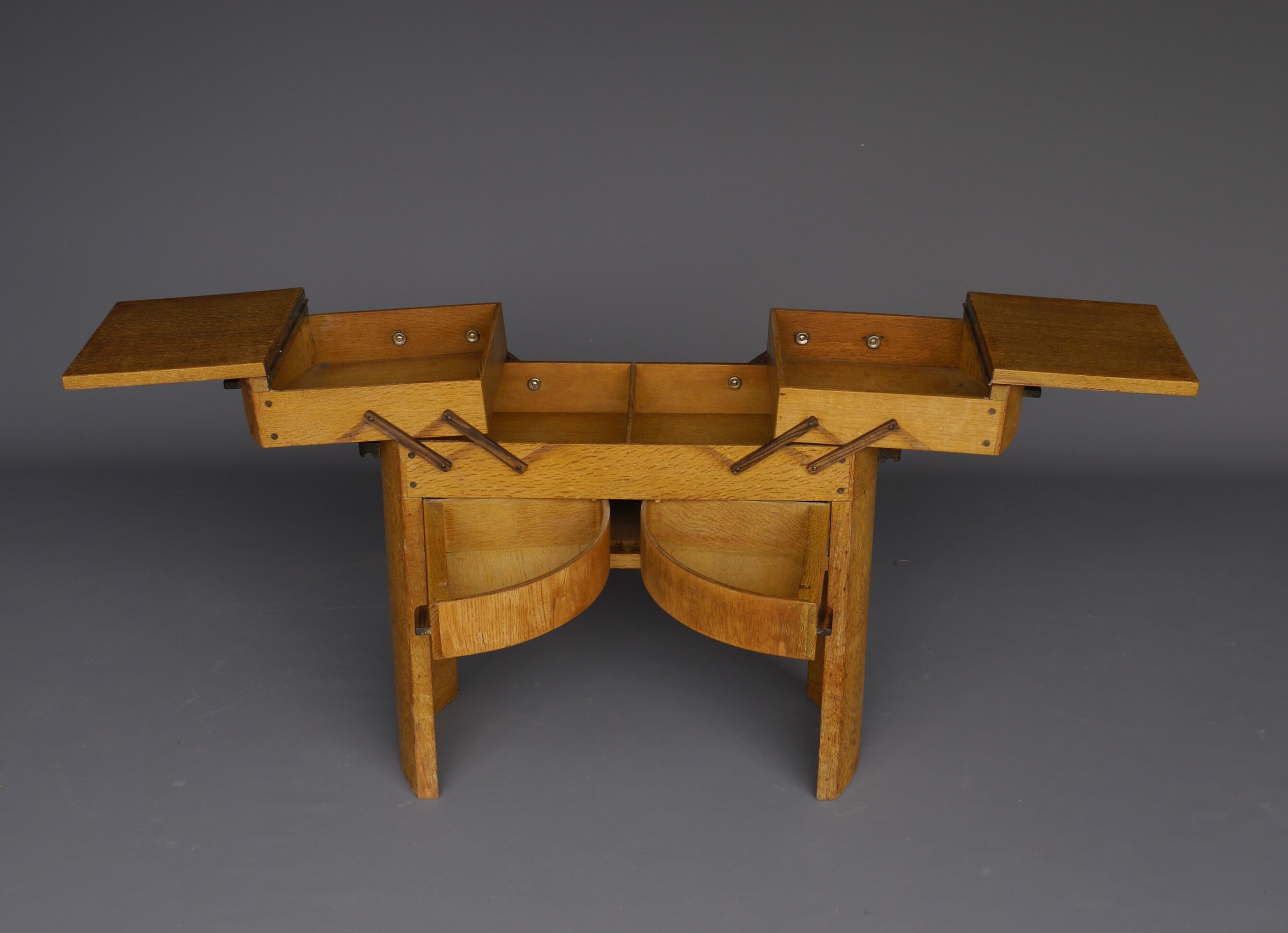 Modernist art deco sewing box. 1930s