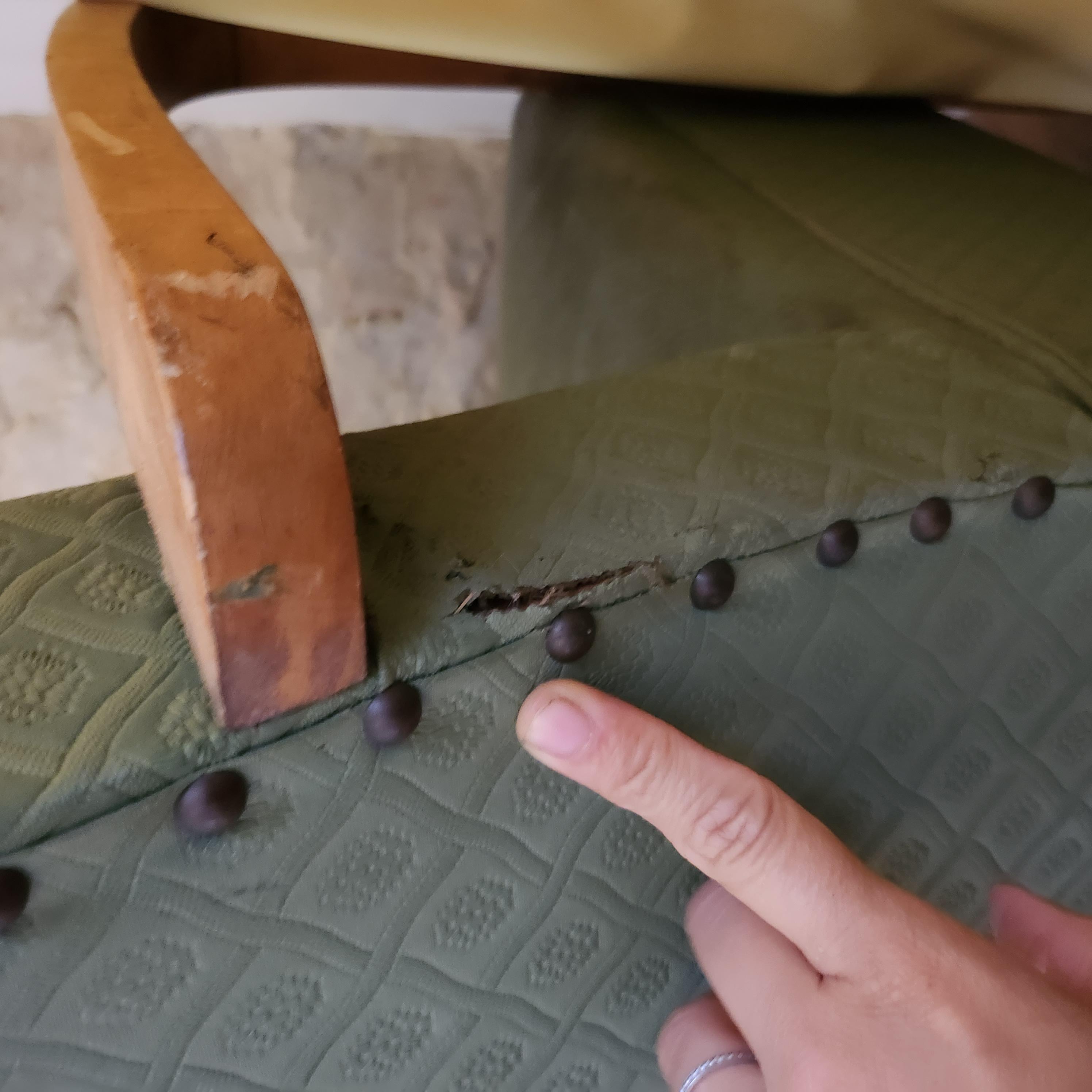 Fauteuil en bois courbé