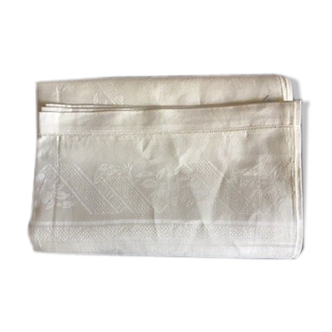 Nappe de coton blanc cassé 150cm x 300cm