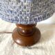 Vintage wool ball lamp from the 70s