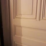 Old Haussmannian door 83x219.5cm with glazed transom frame.