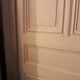 Old Haussmannian door 83x219.5cm with glazed transom frame.