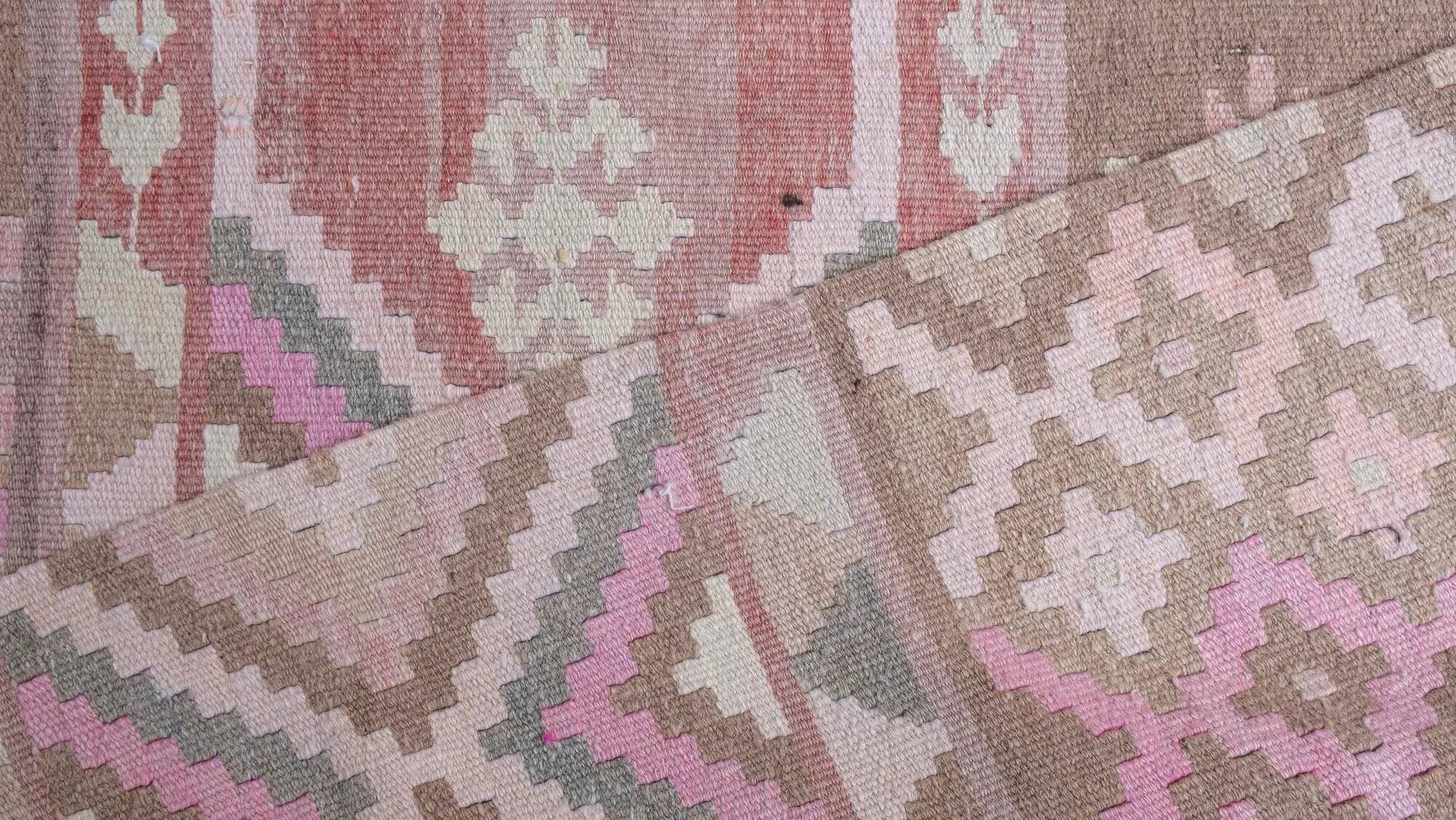 Vintage Turkish hallway rug 79x604 cm