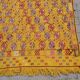 Tapis kilim jaune fait main