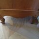 Rustic buffet Louis XV-Regency-jointed-massive wood-snail feet