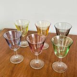 6 new colored glasses from the 60s by Luminarc