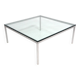 Scandinavian glass coffee table, Sweden, 1970