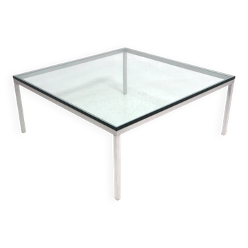 Scandinavian glass coffee table, Sweden, 1970