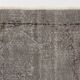 Vintage handmade turkish accent rug over-dyed in gray color