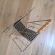 Magazine holder vintage brass structure metallic canage
