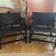 Paire de fauteuils Safari  vintage