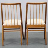 1970s Set of Four Beech Dining Chairs, West Germany