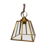 Glass and brass suspension