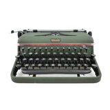 Halda Model P Sweden vintage green typewriter 50